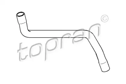 102 999 TOPRAN Шланг радиатора