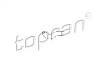 100 841 TOPRAN Шланг радиатора