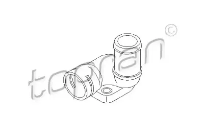 108 200 TOPRAN Фланец охлаждающей жидкости