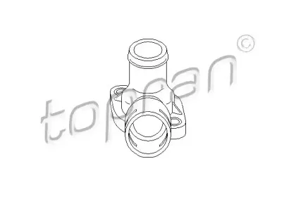 107 310 TOPRAN Фланец охлаждающей жидкости
