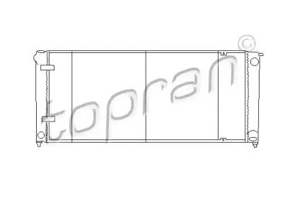 102 724 TOPRAN Радиатор, охлаждение двигателя