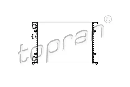 103 985 TOPRAN Радиатор, охлаждение двигателя