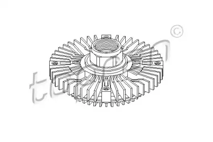 109 605 TOPRAN Сцепление, вентилятор радиатора