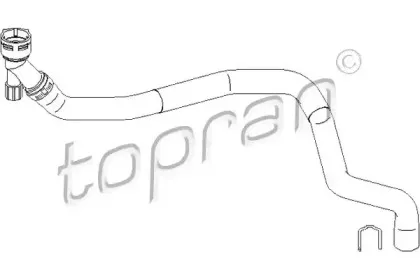 112 020 TOPRAN Шланг радиатора