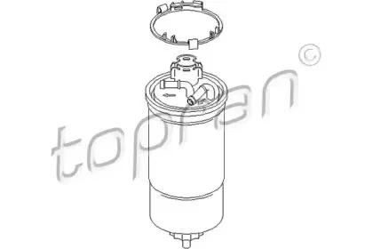 109 004 TOPRAN Топливный фильтр