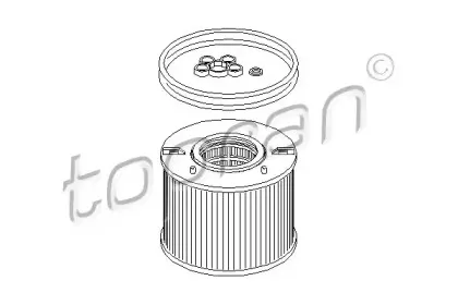 111 787 TOPRAN Топливный фильтр