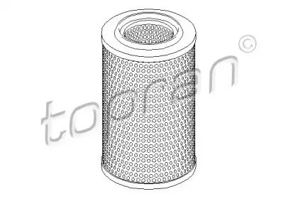 112 370 TOPRAN Воздушный фильтр