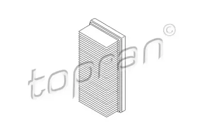 101 037 TOPRAN Воздушный фильтр