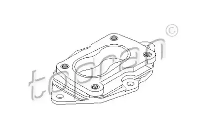 100 962 TOPRAN Фланец, карбюратор