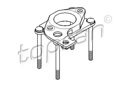 101 002 TOPRAN Фланец, карбюратор
