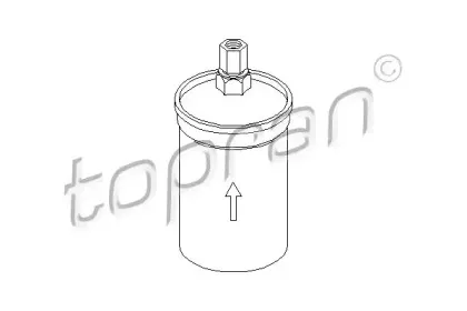 104 134 TOPRAN Топливный фильтр