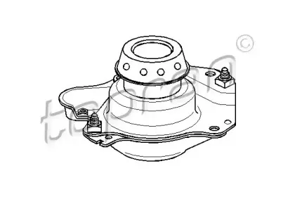 103 991 TOPRAN Подвеска, ступенчатая коробка передач