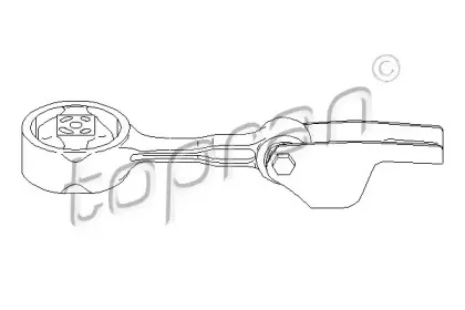 110 445 TOPRAN Подвеска, ступенчатая коробка передач