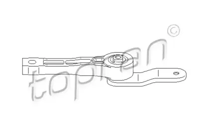 110 131 TOPRAN Подвеска, ступенчатая коробка передач