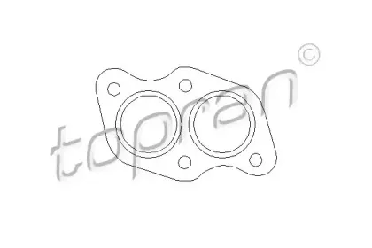 100 706 TOPRAN Прокладка, труба выхлопного газа