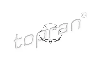 107 663 TOPRAN Опора стойки амортизатора
