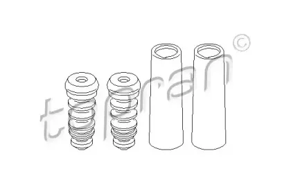 914 103 TOPRAN Пылезащитный комплект, амортизатор
