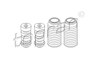 914 106 TOPRAN Пылезащитный комплект, амортизатор