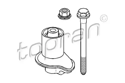109 782 TOPRAN Комплект подшипника, балка моста