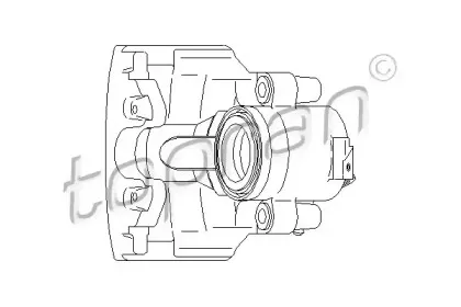 110 288 TOPRAN Тормозной суппорт