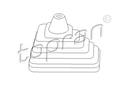 102 844 TOPRAN Обшивка рычага переключения