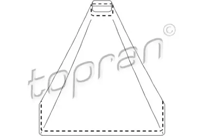 103 076 TOPRAN Обшивка рычага переключения