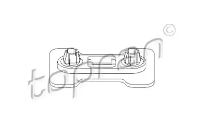 103 090 TOPRAN Кронштейн, буфер