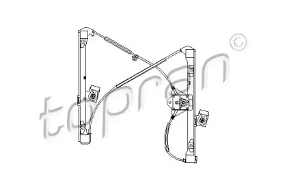 111 253 TOPRAN Подъемное устройство для окон