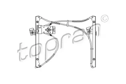 104 044 TOPRAN Подъемное устройство для окон