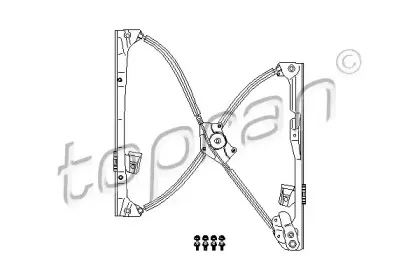 111 271 TOPRAN Подъемное устройство для окон