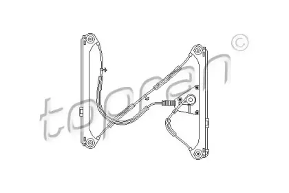 111 713 TOPRAN Подъемное устройство для окон