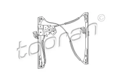 111 710 TOPRAN Подъемное устройство для окон