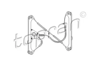 111 714 TOPRAN Подъемное устройство для окон