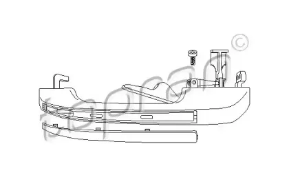 104 178 TOPRAN Ручка двери