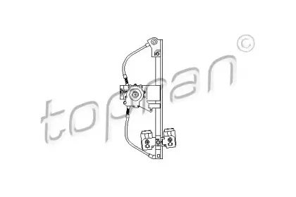 108 673 TOPRAN Подъемное устройство для окон