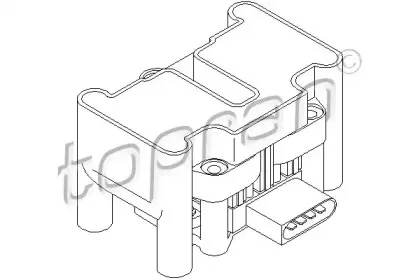 109 316 TOPRAN Катушка зажигания