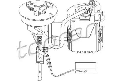 107 347 TOPRAN Элемент системы питания