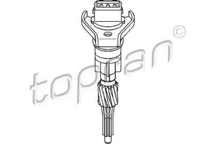 108 728 TOPRAN Датчик, участок пути