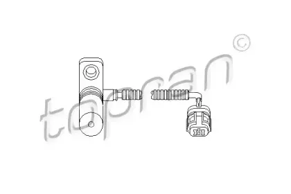 111 374 TOPRAN Датчик, скорость