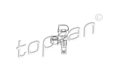 110 604 TOPRAN Датчик, частота вращения колеса