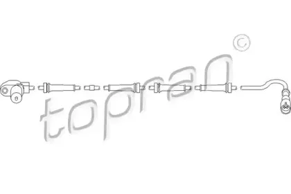 111 075 TOPRAN Датчик, частота вращения колеса