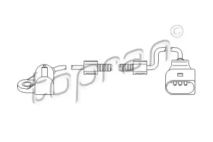 112 462 TOPRAN Датчик, положение распределительного вала