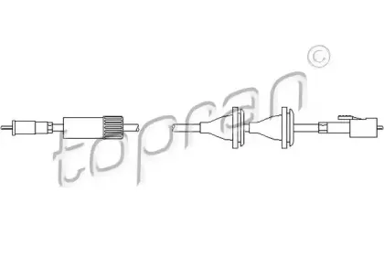103 427 TOPRAN Тросик спидометра