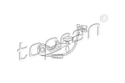 101 119 TOPRAN Контактная группа, распределитель зажигания