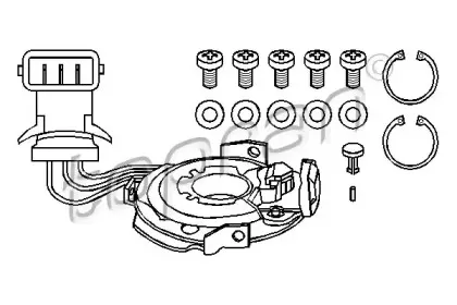 100 665 TOPRAN Датчик, импульс зажигания