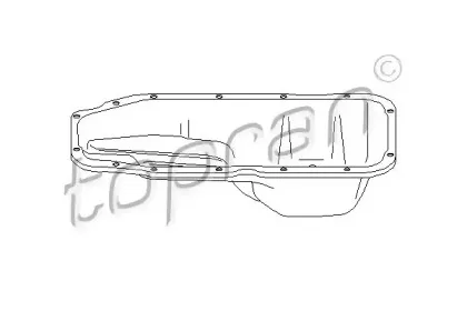 205 595 TOPRAN Масляный поддон