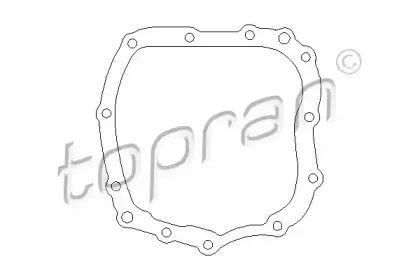 201 529 TOPRAN Прокладка, ступенчатая коробка