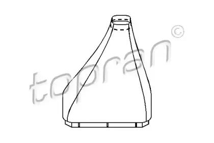 205 860 TOPRAN Обшивка рычага переключения