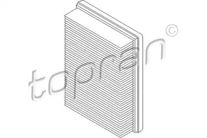 206 613 TOPRAN Воздушный фильтр