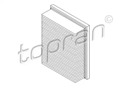 201 653 TOPRAN Воздушный фильтр